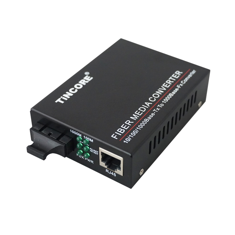 10/100/1000M single mode dual fiber External power supply Media Converter