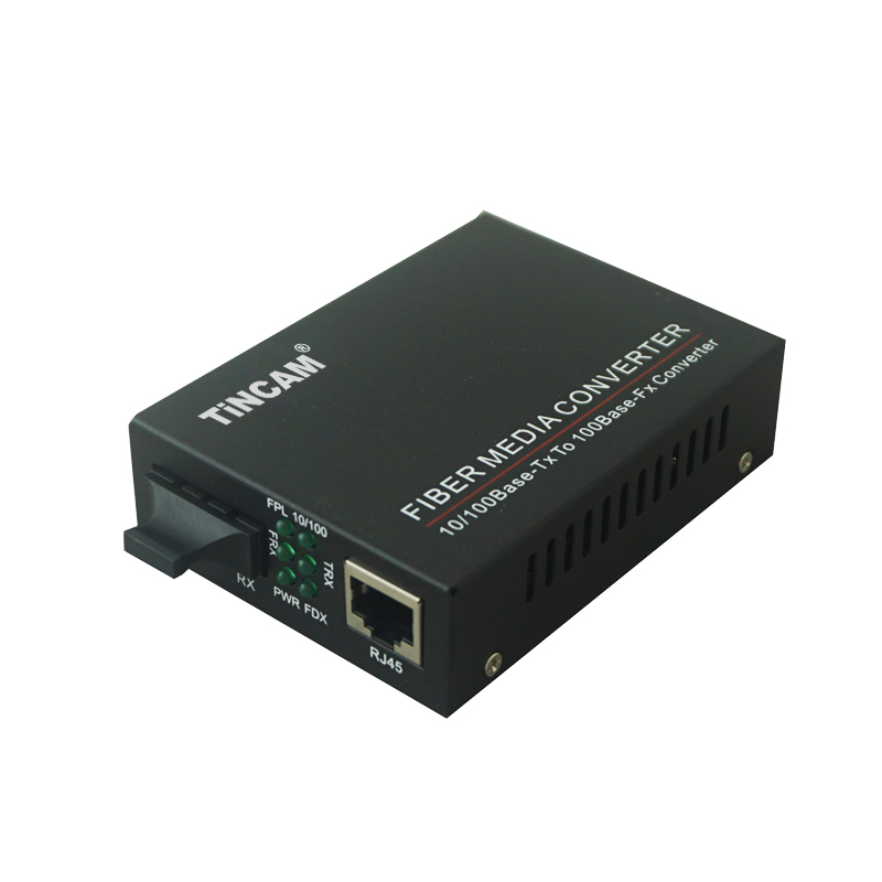 10/100M single mode dual fiber SC External power supply Fiber Media Converter