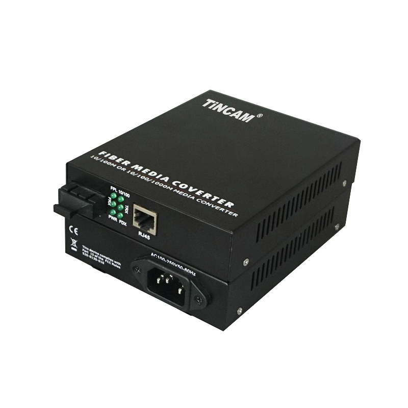 10/100M single mode dual fiber Internal power supply Fiber Media Converter