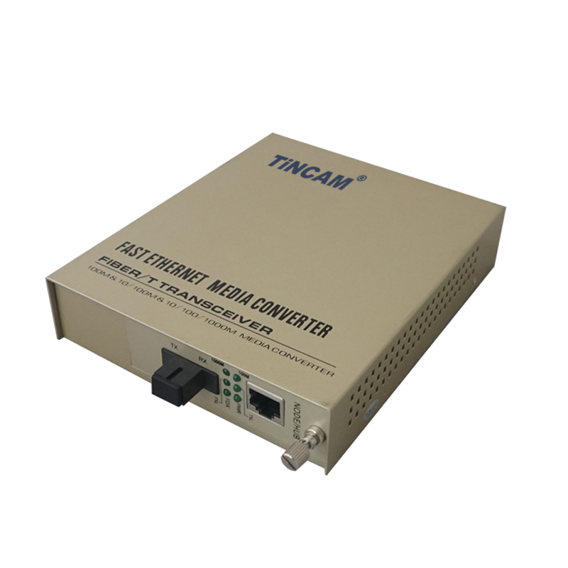 10/100/1000M single mode single fiber  Plug-in Card Type Built-in power supply Fiber Media Converter