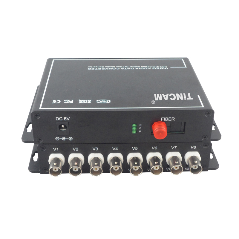 8-Channel Video Optical Transceiver