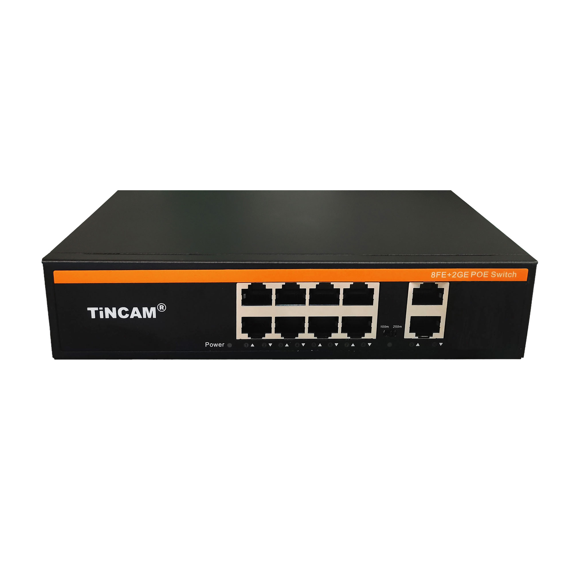 10/100M 8* PoE Ports+2*1000M Uplink  Port  POE Switch