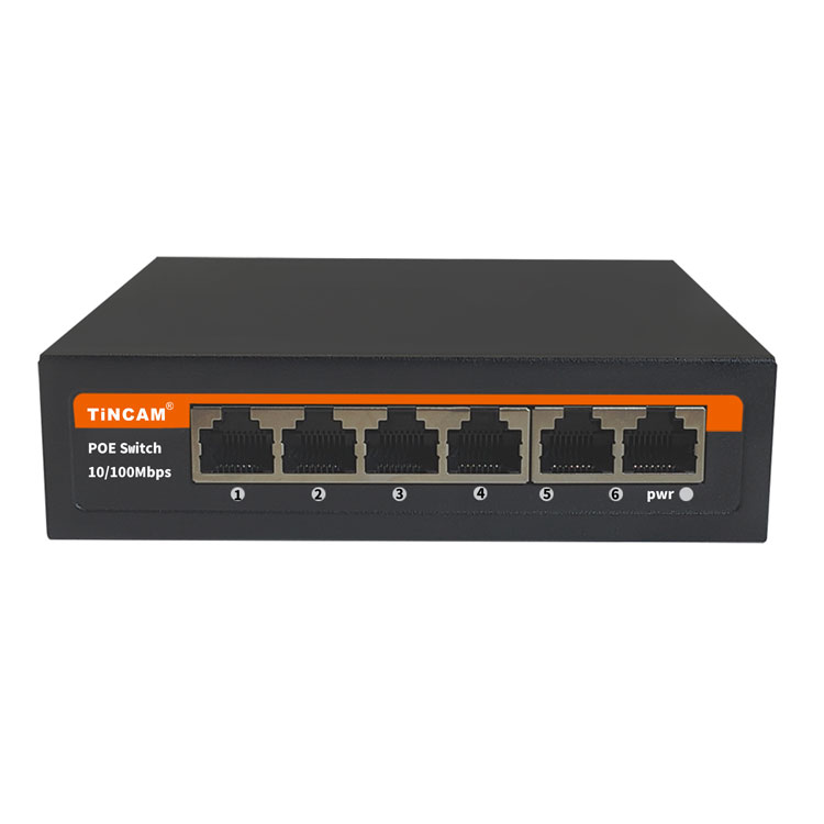 10/100M 4* PoE Ports+2*Uplink  Port  POE Switch  Internal Power Supply